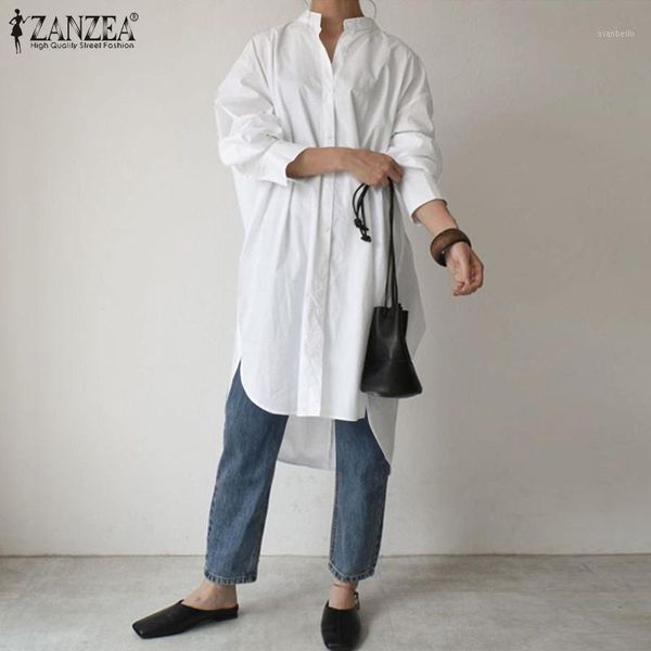zanzea mid-calf blouse women 2020 autumn long sleeve shirts casual solid blusa femininas plus size 5xl ladies lapel shirts1, White
zanzea mid-calf blouse women 2020 autumn long sleeve shirts casual solid blusa femininas plus size 5xl ladies lapel shirts1, White