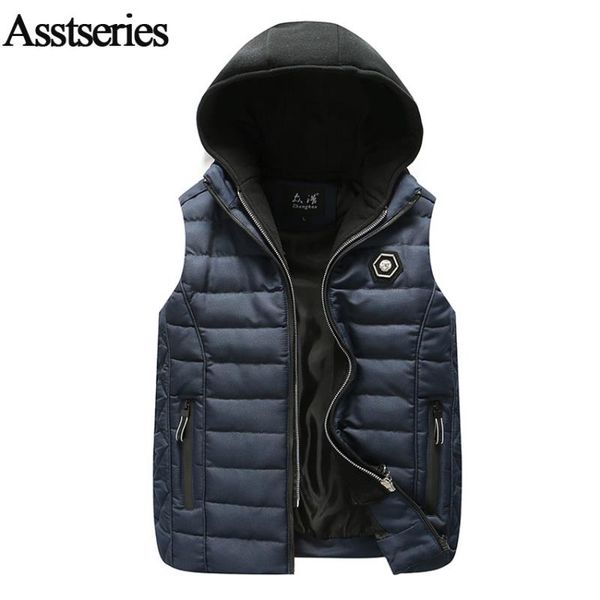 new sleeveless mens vest 75 vest winter men casual cotton-padded male coats men's jacket brand waistcoat 3xl fashion tijad, Black
new sleeveless mens vest 75 vest winter men casual cotton-padded male coats men's jacket brand waistcoat 3xl fashion tijad, Black