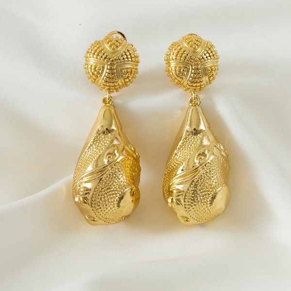 sjcho-39 dangle drop gold irregular earring african lady jewelry accessories for wedding party gift, Golden;silver
sjcho-39 dangle drop gold irregular earring african lady jewelry accessories for wedding party gift, Golden;silver