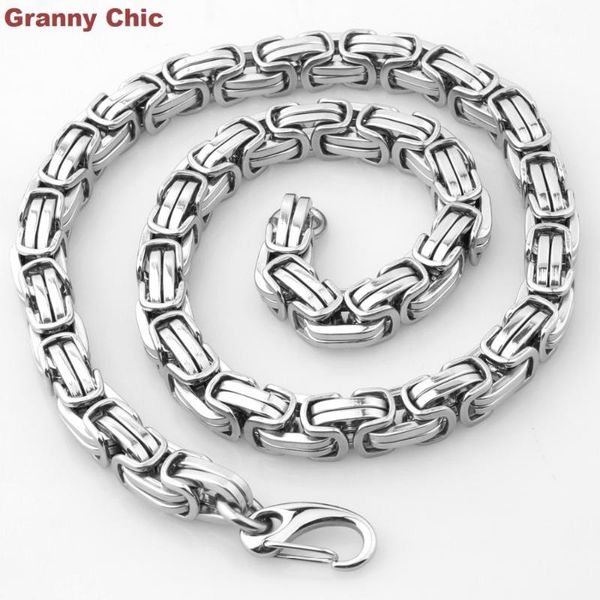 бабуля chic новых прибытия ювелирных изделий для мужчин серебра из нержавеющей стали ручной работы византийского короля цепи ожерелье 15mm7, Silver
бабуля chic новых прибытия ювелирных изделий для мужчин серебра из нержавеющей стали ручной работы византийского короля цепи ожерелье 15mm7, Silver
