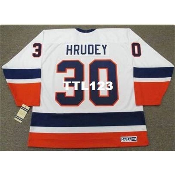 121 #30 kelly hrudey new york islanders 1984 ccm vintage home hockey jersey or custom any name or number retro jersey, Black
121 #30 kelly hrudey new york islanders 1984 ccm vintage home hockey jersey or custom any name or number retro jersey, Black