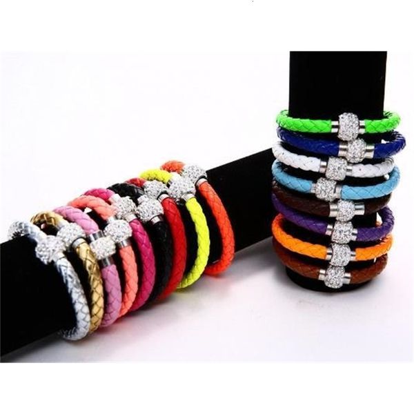 beauty2021 mix 17colors new pu leather crystal magnetic clasp bracelet with good price, Silver
beauty2021 mix 17colors new pu leather crystal magnetic clasp bracelet with good price, Silver