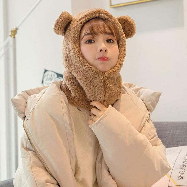 beanie/skull caps ins women winter cute bear ears warm hat windproof neck scarf cap head cover headscarf student plus cashmere, Blue;gray
beanie/skull caps ins women winter cute bear ears warm hat windproof neck scarf cap head cover headscarf student plus cashmere, Blue;gray