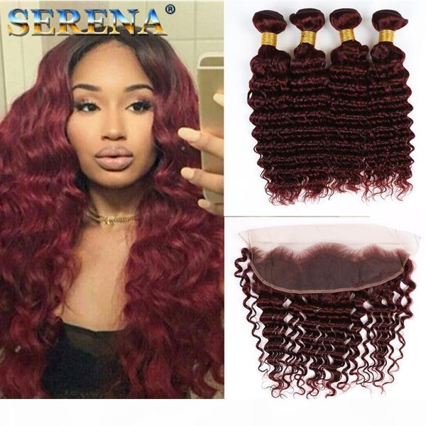 #99j wine red brazilian virgin hair lace frontal closure with ear to ear frontal deep wave burgundy human hair full frontals 13x4 closure, Black;brown
#99j wine red brazilian virgin hair lace frontal closure with ear to ear frontal deep wave burgundy human hair full frontals 13x4 closure, Black;brown