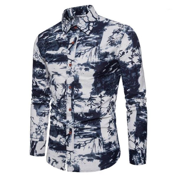 men long sleeve shirt blouse 2020 casual harajuku printing vintage turn down collar business shirt mens camisas hombre1, White;black
men long sleeve shirt blouse 2020 casual harajuku printing vintage turn down collar business shirt mens camisas hombre1, White;black