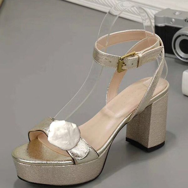 fashion high heels sandals leather designer platform rough heel women shoes metal buckle parties luxury lady open toe sandallias, Black
fashion high heels sandals leather designer platform rough heel women shoes metal buckle parties luxury lady open toe sandallias, Black