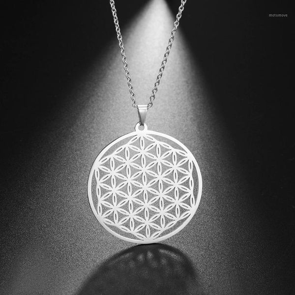 chains my shape flower of life stainless steel hollow round jewelry pendant necklace choker silvery gold color women gift1, Silver
chains my shape flower of life stainless steel hollow round jewelry pendant necklace choker silvery gold color women gift1, Silver