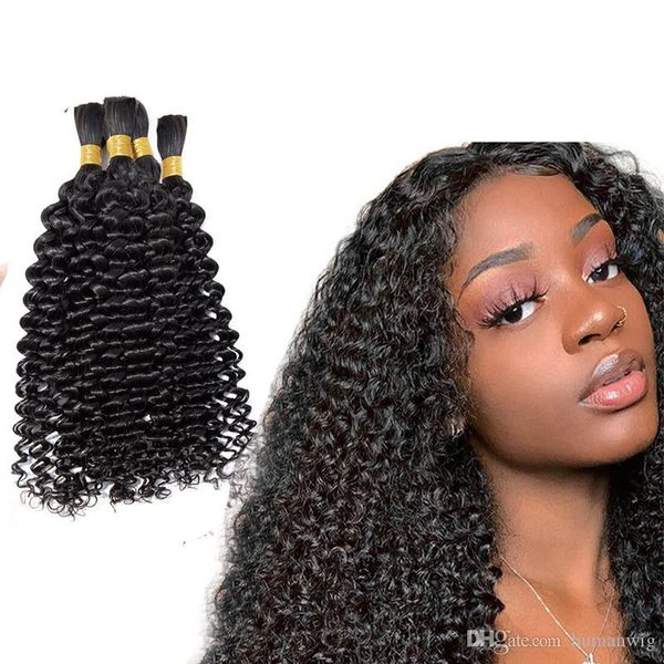 human braiding hair bulk no weft 4b 4c afro kinky curly bulk hair for braiding 100g mongolian indian hair crochet braids, Black
human braiding hair bulk no weft 4b 4c afro kinky curly bulk hair for braiding 100g mongolian indian hair crochet braids, Black