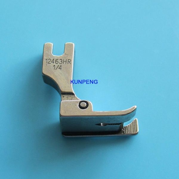 hinged right raising presser foot with guide for stitch #12463h, Black
hinged right raising presser foot with guide for stitch #12463h, Black