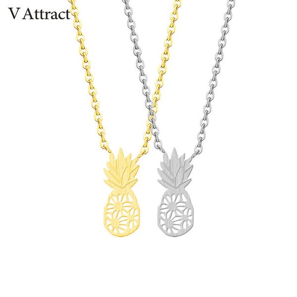 v attract 10 pcs fruits jewelry pineapple necklace for women fashion chocker stainless steel gold chain collier femme bff gift, Silver
v attract 10 pcs fruits jewelry pineapple necklace for women fashion chocker stainless steel gold chain collier femme bff gift, Silver