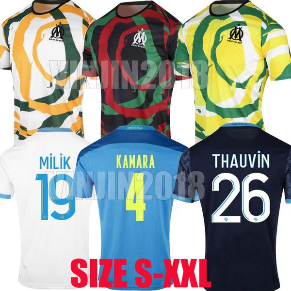 20 21 olympique de marseille soccer jerseys milik om africa 2020 2021 maillot de foot payet thauvin benedetto men kids fourth football shirt, Black
20 21 olympique de marseille soccer jerseys milik om africa 2020 2021 maillot de foot payet thauvin benedetto men kids fourth football shirt, Black