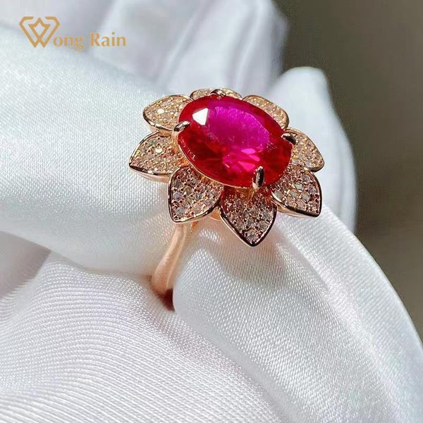 cluster rings wong rain 925 sterling silver oval cut ruby created moissanite gemstone wedding engagement vintage rose gold ring fine jewelry, Golden;silver
cluster rings wong rain 925 sterling silver oval cut ruby created moissanite gemstone wedding engagement vintage rose gold ring fine jewelry, Golden;silver