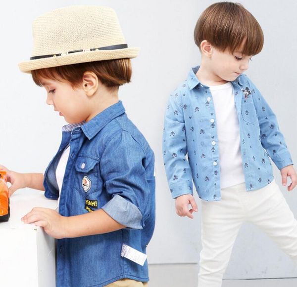 jackets boys'dress spring and autumn explosions cotton shirt for children long-sleeved cartoon jeans boy's coat, Blue;gray
jackets boys'dress spring and autumn explosions cotton shirt for children long-sleeved cartoon jeans boy's coat, Blue;gray