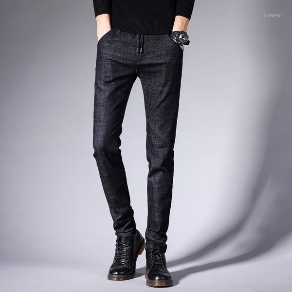 spring and autumn new style jeans young men's trend casual black and white with pattern men cowboy trousers korean-style slim fi1, Blue
spring and autumn new style jeans young men's trend casual black and white with pattern men cowboy trousers korean-style slim fi1, Blue