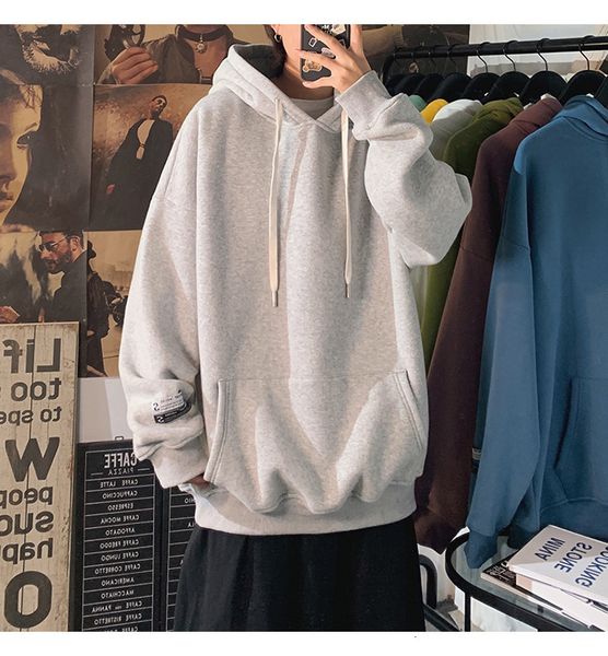 2021 new privathinker solid color hoodies autumn new men's hooded sweatshirts man korean classic streetwear casual pullovers 5o9q, Black
2021 new privathinker solid color hoodies autumn new men's hooded sweatshirts man korean classic streetwear casual pullovers 5o9q, Black