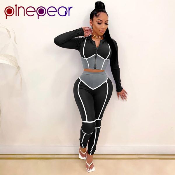 наборы pinepear sportwear лоскутных женщин полного рукав zipper top jogger брюки костюм tracksuit sport 2 шт эпикировка matching set, White;black
наборы pinepear sportwear лоскутных женщин полного рукав zipper top jogger брюки костюм tracksuit sport 2 шт эпикировка matching set, White;black