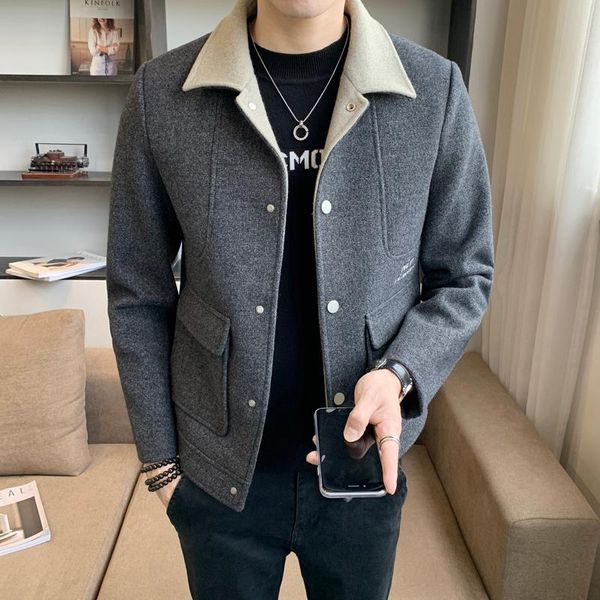 2020 winter mens wool trench coat jacket big pocket men steetwear windbreaker casual slim fit woolen jackets chaquetas hombre, Black
2020 winter mens wool trench coat jacket big pocket men steetwear windbreaker casual slim fit woolen jackets chaquetas hombre, Black