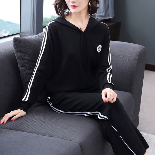 vhmgq set set sweatshirt sweatshirt autumn long ksbxy hooded striped sports sweater harlan new sleeve pants knitted two-piece 2019 casual, Gray
vhmgq set set sweatshirt sweatshirt autumn long ksbxy hooded striped sports sweater harlan new sleeve pants knitted two-piece 2019 casual, Gray