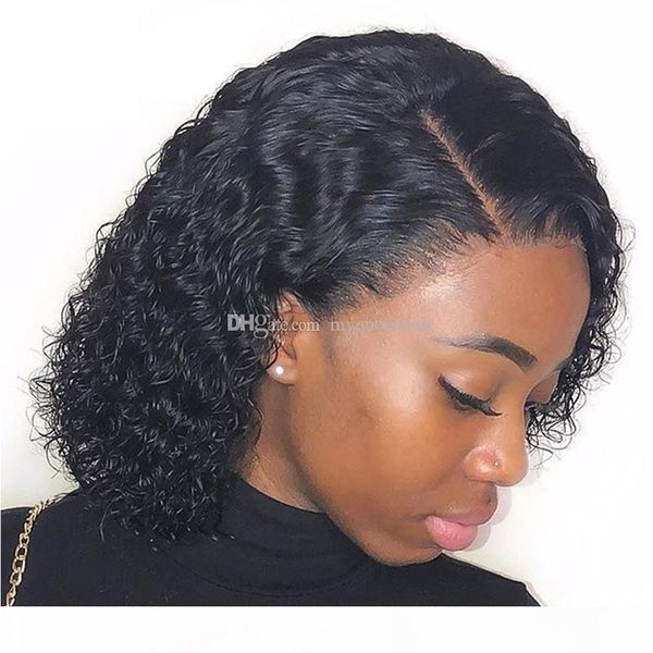 my queen 13*4 short curly bob cut lace front human hair pixie wigs natural color bleached knots with baby hair, Black;brown
my queen 13*4 short curly bob cut lace front human hair pixie wigs natural color bleached knots with baby hair, Black;brown
