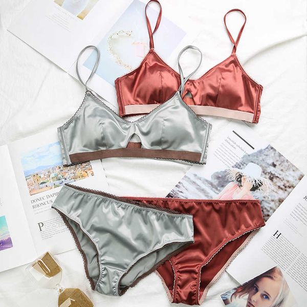 termezy new women underwear wire satin bra thin 3/4 cups bra and panty set hollow lingerie women brassiere bralette 210122, Red;black
termezy new women underwear wire satin bra thin 3/4 cups bra and panty set hollow lingerie women brassiere bralette 210122, Red;black