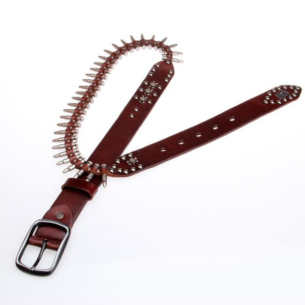 western punk cow leather bullets skull design pin buckle men belt fashio genuine leather jeans causal pants men belt, Black;brown
western punk cow leather bullets skull design pin buckle men belt fashio genuine leather jeans causal pants men belt, Black;brown