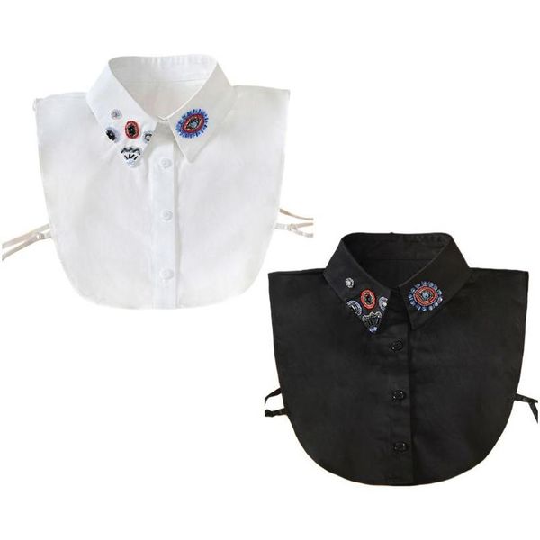 retro women cotton detachable half-shirt handmade bead eye patterned fake collar y5gc ret jllvxd, Blue;red
retro women cotton detachable half-shirt handmade bead eye patterned fake collar y5gc ret jllvxd, Blue;red