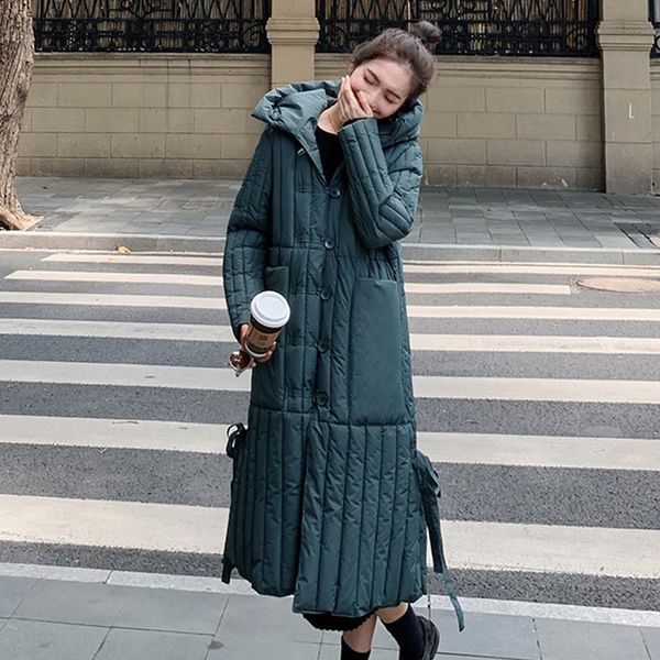 2021 newfemale cold coat thick x-long women's winter jackets plus size single breasted hooded collar 90hk, Black
2021 newfemale cold coat thick x-long women's winter jackets plus size single breasted hooded collar 90hk, Black
