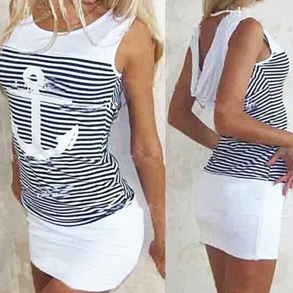 fashion women anchor stripe dress sleeveless o-neck hooded mini dresses 16 drop shipping, Black;gray
fashion women anchor stripe dress sleeveless o-neck hooded mini dresses 16 drop shipping, Black;gray