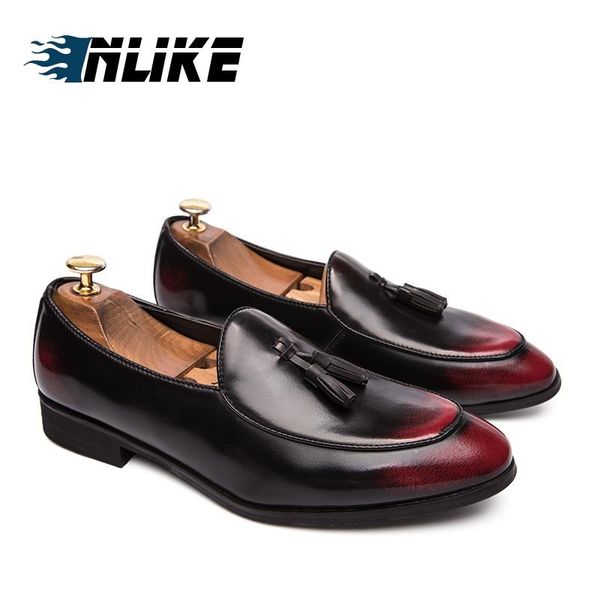 men's leather casual shoe business men leather shoes men classic oxford shoes for formal shoe slip-on, Black
men's leather casual shoe business men leather shoes men classic oxford shoes for formal shoe slip-on, Black