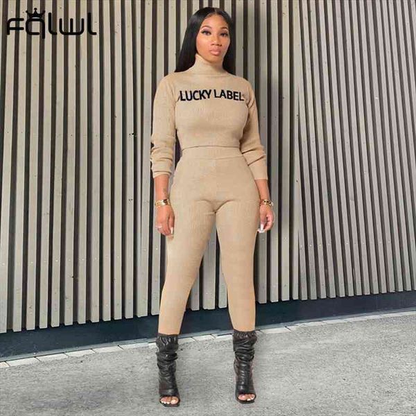 ribbed lucky label 2 two piece set women outfits ladies tracksuits female long sleeve leggings women matching sets, White
ribbed lucky label 2 two piece set women outfits ladies tracksuits female long sleeve leggings women matching sets, White