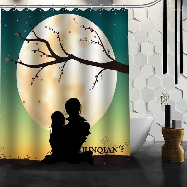 custom silhouette-love shower curtain bathroom accessories polyester fabric curtain with holes1
custom silhouette-love shower curtain bathroom accessories polyester fabric curtain with holes1