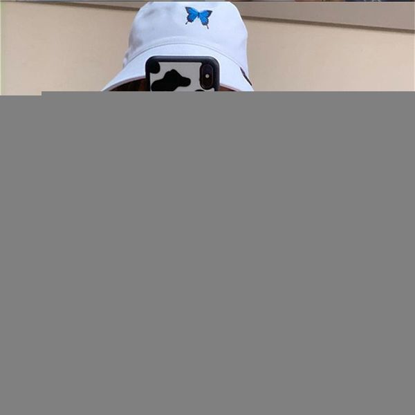 new fashion women ladies butterfly embroidered fisherman hat simple visor caps outdoor casual sun hat bucket hats, Blue;gray
new fashion women ladies butterfly embroidered fisherman hat simple visor caps outdoor casual sun hat bucket hats, Blue;gray