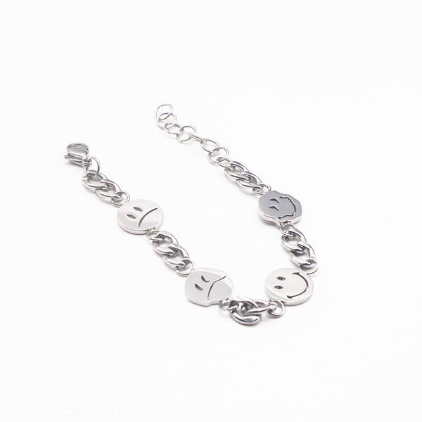 chaopai expression pack smiling face titanium steel bracelet bracelet men and women hip hop hip hop street accessories ua52j, Golden;silver
chaopai expression pack smiling face titanium steel bracelet bracelet men and women hip hop hip hop street accessories ua52j, Golden;silver