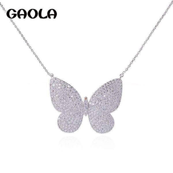 gaola vintage butterfly necklaces pendants silver color cubic zirconia jewelry for women accessories gld1154
gaola vintage butterfly necklaces pendants silver color cubic zirconia jewelry for women accessories gld1154