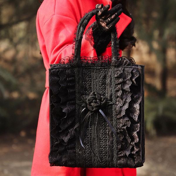 women totes lace floral lolita bags bow tie casual totes women bride wedding bags handmade gothic vintage evening party
women totes lace floral lolita bags bow tie casual totes women bride wedding bags handmade gothic vintage evening party