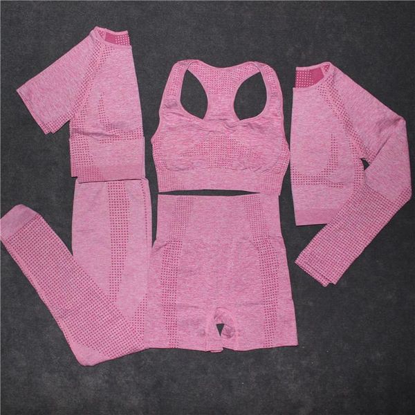 2/3/5pcs seamless women yoga set sportswear gym set workout clothes fitness long sleeve crop high waist leggings sports suit, White;red
2/3/5pcs seamless women yoga set sportswear gym set workout clothes fitness long sleeve crop high waist leggings sports suit, White;red