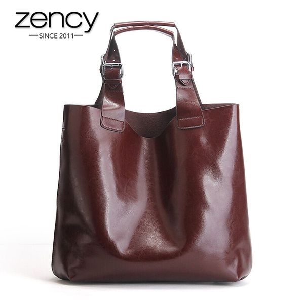 zency 100% genuine leather retro brown women handbag lady big tote bag lapclassic coffee female shoulder bags shopping purse
zency 100% genuine leather retro brown women handbag lady big tote bag lapclassic coffee female shoulder bags shopping purse
