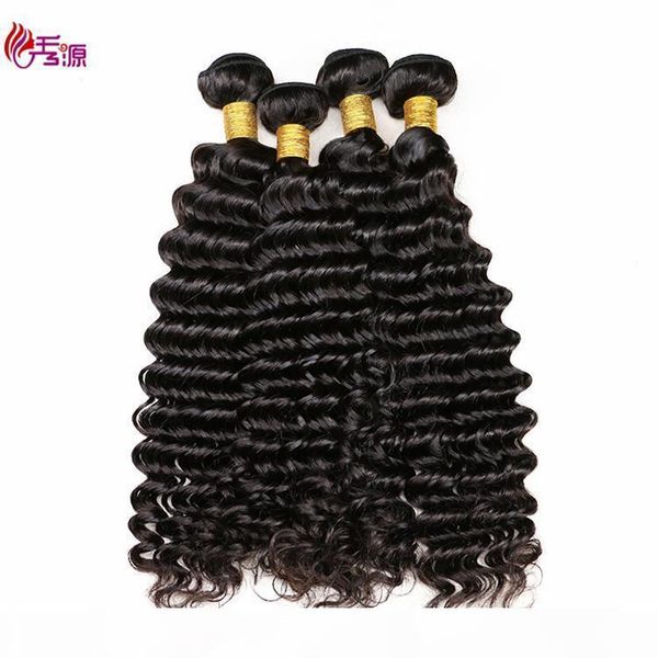 cuticle aligned raw indian deep wave grade virgin remy human hair 4 bundles double weft 100 unprocessed virgin human hair bundles, Black
cuticle aligned raw indian deep wave grade virgin remy human hair 4 bundles double weft 100 unprocessed virgin human hair bundles, Black