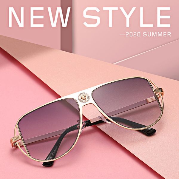 2020 new vintage alloy pilot sunglasses for men brand designer luxury gradient sun glasses female metal oval shades zonnebril
2020 new vintage alloy pilot sunglasses for men brand designer luxury gradient sun glasses female metal oval shades zonnebril