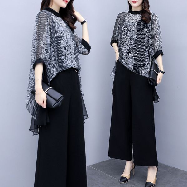 women's flower girls'ragged outfits summer palazzo two and pants 8vm4, White 
women's flower girls'ragged outfits summer palazzo two and pants 8vm4, White