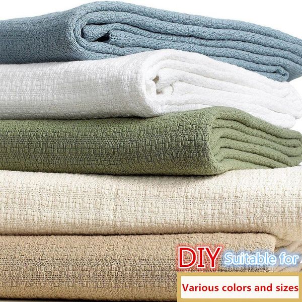 100% cotton blanket bed sofa travel breathable large soft throw blanket home decorative for summer
100% cotton blanket bed sofa travel breathable large soft throw blanket home decorative for summer