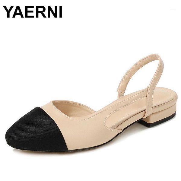 sandals yaerni summer korean fashion wild women baotou flat bottom with thick high heels big size shoes shallow mouth1, Black
sandals yaerni summer korean fashion wild women baotou flat bottom with thick high heels big size shoes shallow mouth1, Black