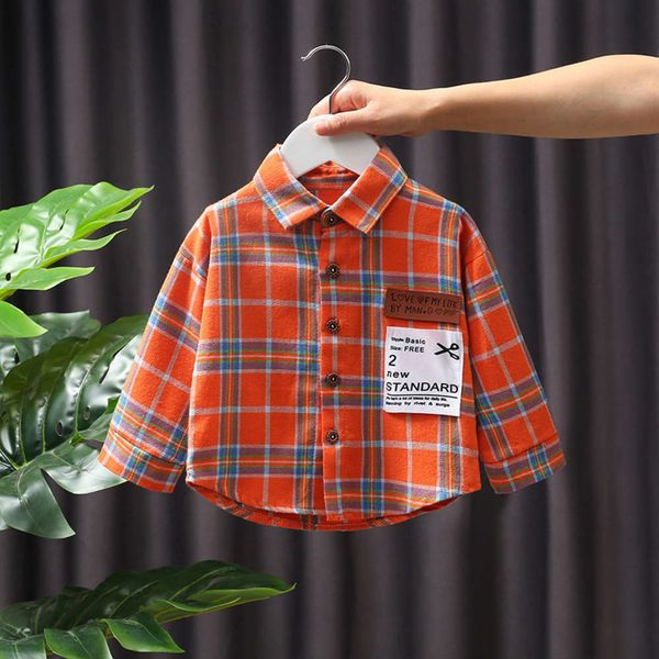 sve plaid long children's shirt spring and autumn boy's coat inch 1 year old 3 tide, White;black
sve plaid long children's shirt spring and autumn boy's coat inch 1 year old 3 tide, White;black