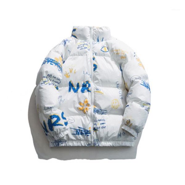 2020 men's winter japanese printing stand-up collar cotton fashion jacket men's thick coat student warm padded jacket1, Black
2020 men's winter japanese printing stand-up collar cotton fashion jacket men's thick coat student warm padded jacket1, Black