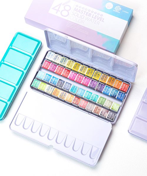 professional 12/24/36/48 colors solid watercolor paints set tin box water color pigment for art supplies
professional 12/24/36/48 colors solid watercolor paints set tin box water color pigment for art supplies