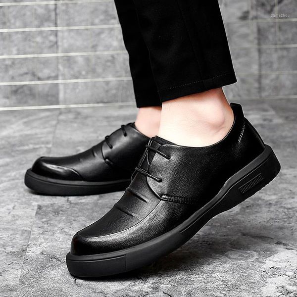 2019 new high-quality men's shoes soft sole men's dress shoes are dressed toe men split business casual1, Black
2019 new high-quality men's shoes soft sole men's dress shoes are dressed toe men split business casual1, Black