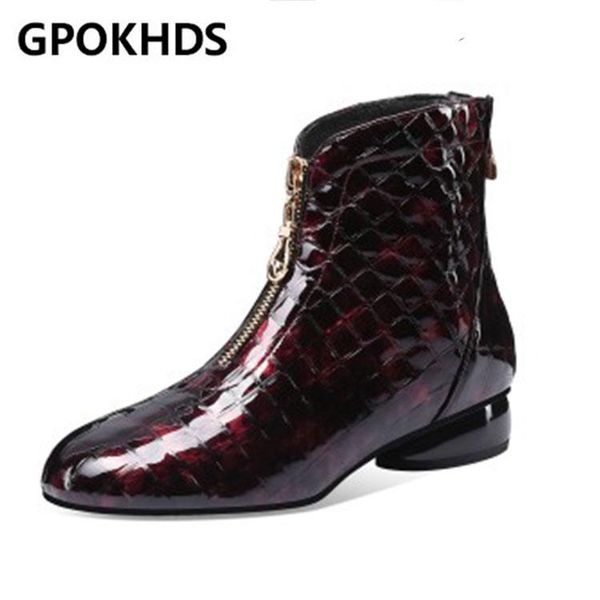 boots gpokhds 2021 women soft ankle cow leather zippers winter short plush round toe low heel, Black
boots gpokhds 2021 women soft ankle cow leather zippers winter short plush round toe low heel, Black