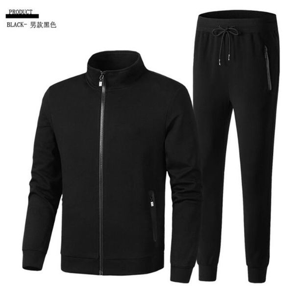 2021 new men's sportswear sets autumn hooded male tracksuit men fashion sweatshirt + sweatpants 8gy2, Gray
2021 new men's sportswear sets autumn hooded male tracksuit men fashion sweatshirt + sweatpants 8gy2, Gray