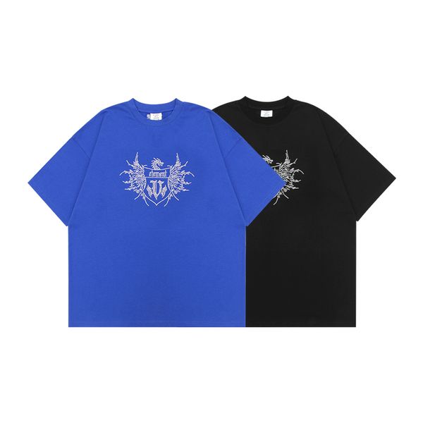 22ss summer europe paris oversize dragon diamond t shirts fashion mens short sleeve tshirt women clothes casual cotton tee, White;black
22ss summer europe paris oversize dragon diamond t shirts fashion mens short sleeve tshirt women clothes casual cotton tee, White;black