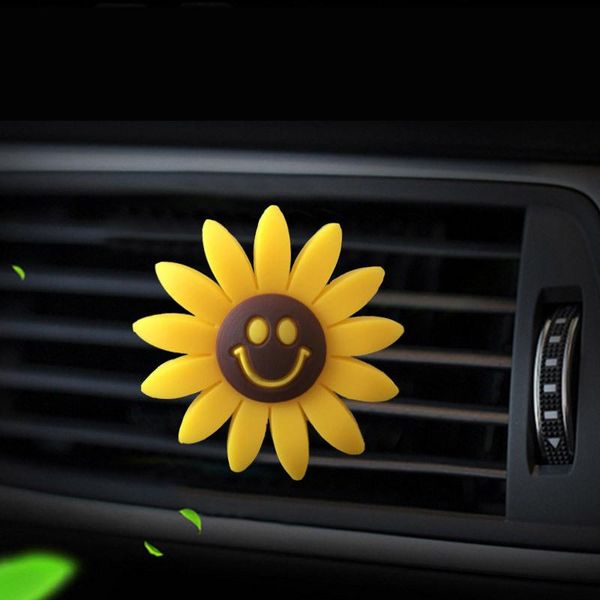 sunflower smiling face car air conditioning outlet perfume car perfume interior accessories fragrance
sunflower smiling face car air conditioning outlet perfume car perfume interior accessories fragrance